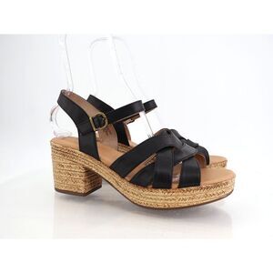 Born BOC Melodie Sandals Women's 11 Black Vegan Leather Strappy Slingback Shoes